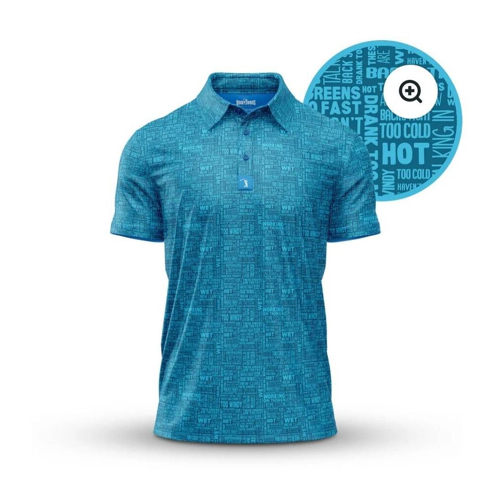 Bogey bros golf co excuses shirt medium in blue